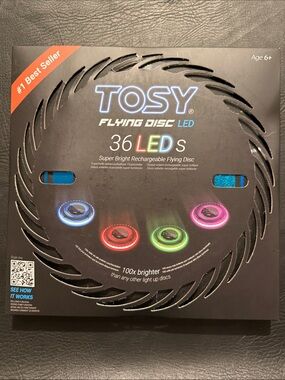 NWT LED Flying Disc - Blue, Red, Green, Pink